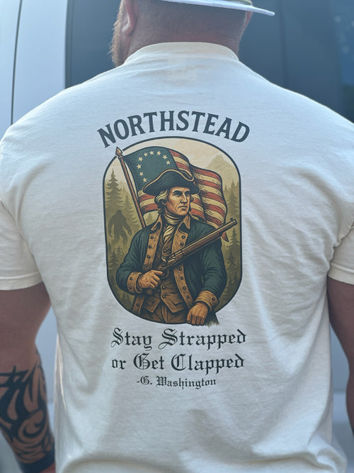 George Washington with a Sasquatch hidden in the background. 